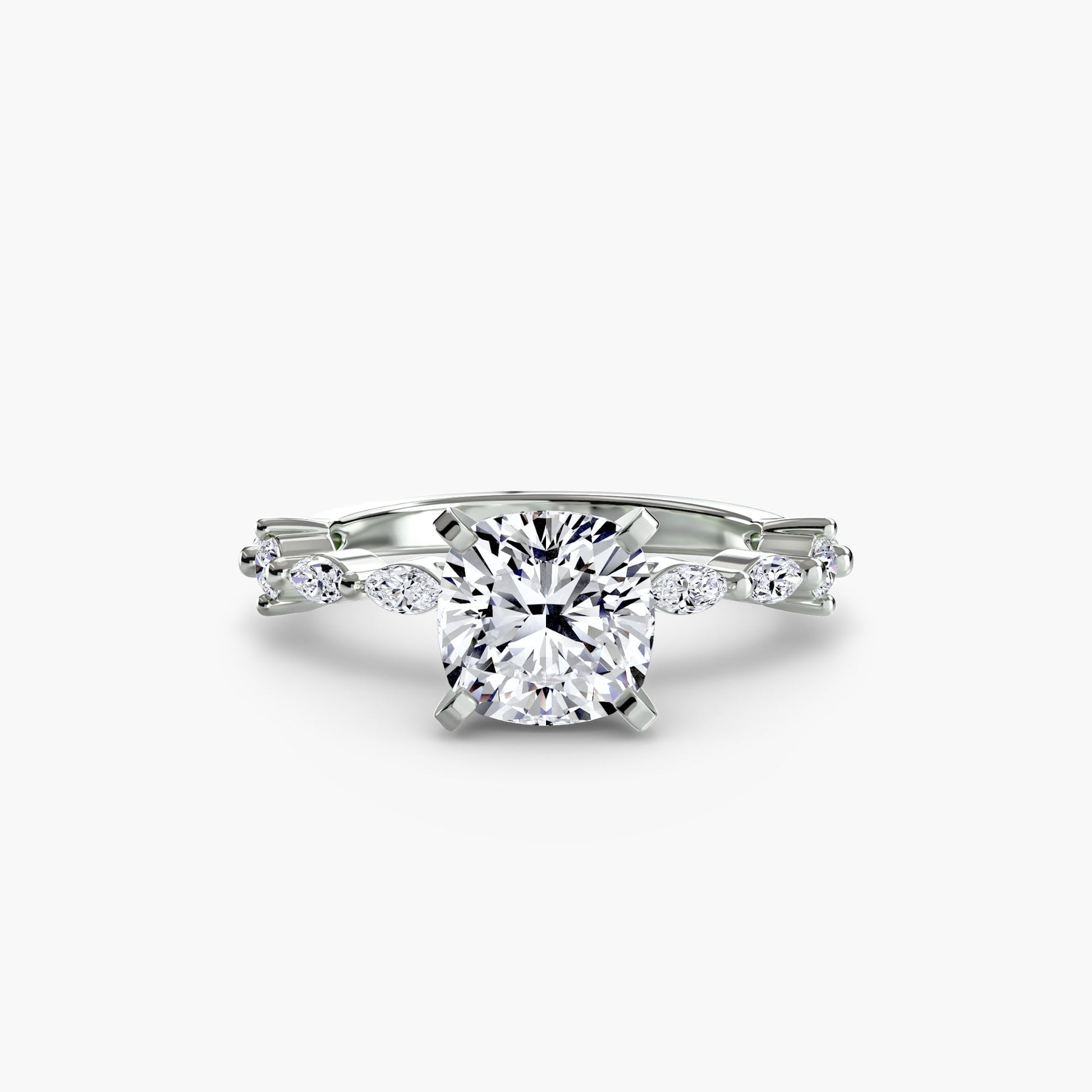 Solitaire with Eternity Pavé - AYKA JEWELS