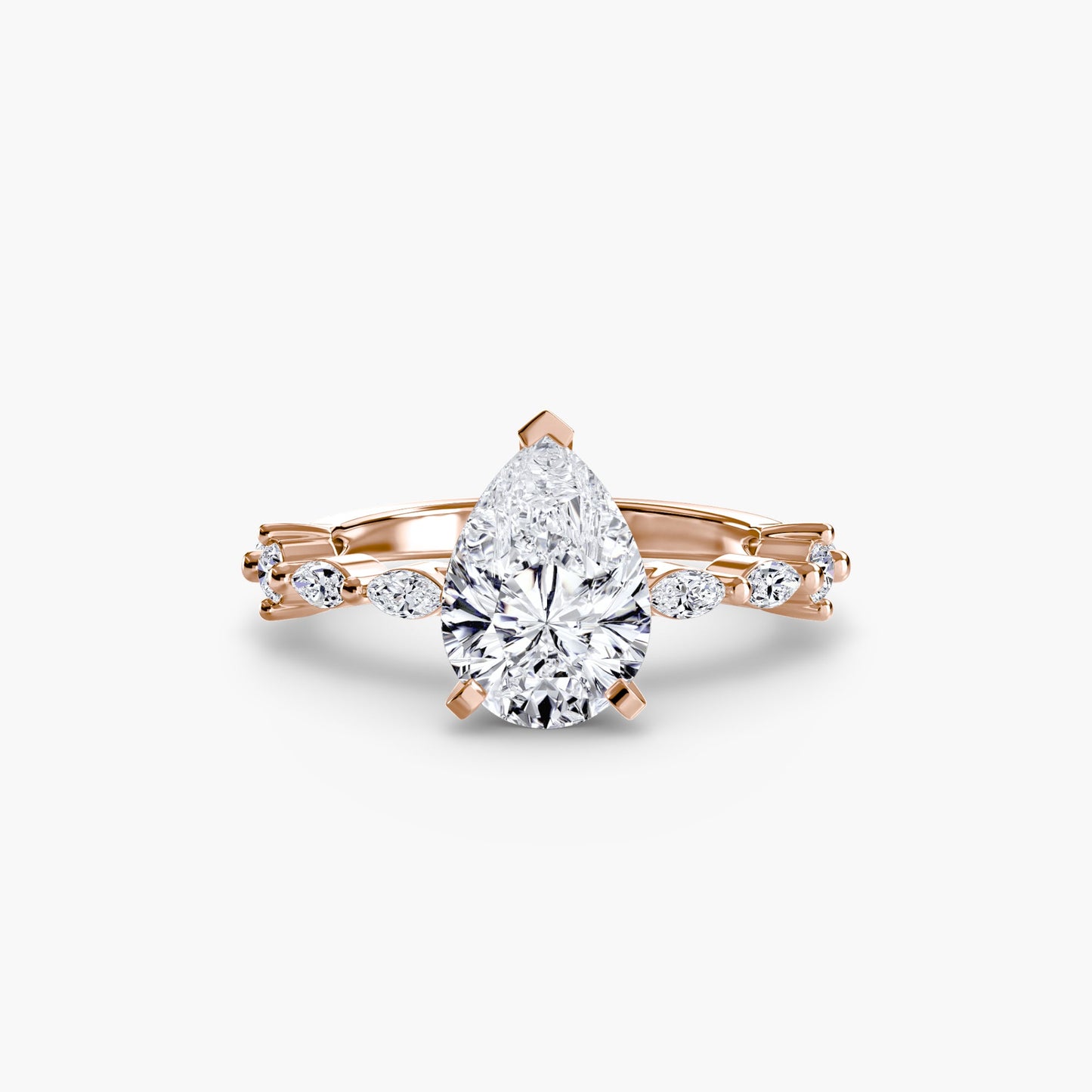 Solitaire with Eternity Pavé - AYKA JEWELS