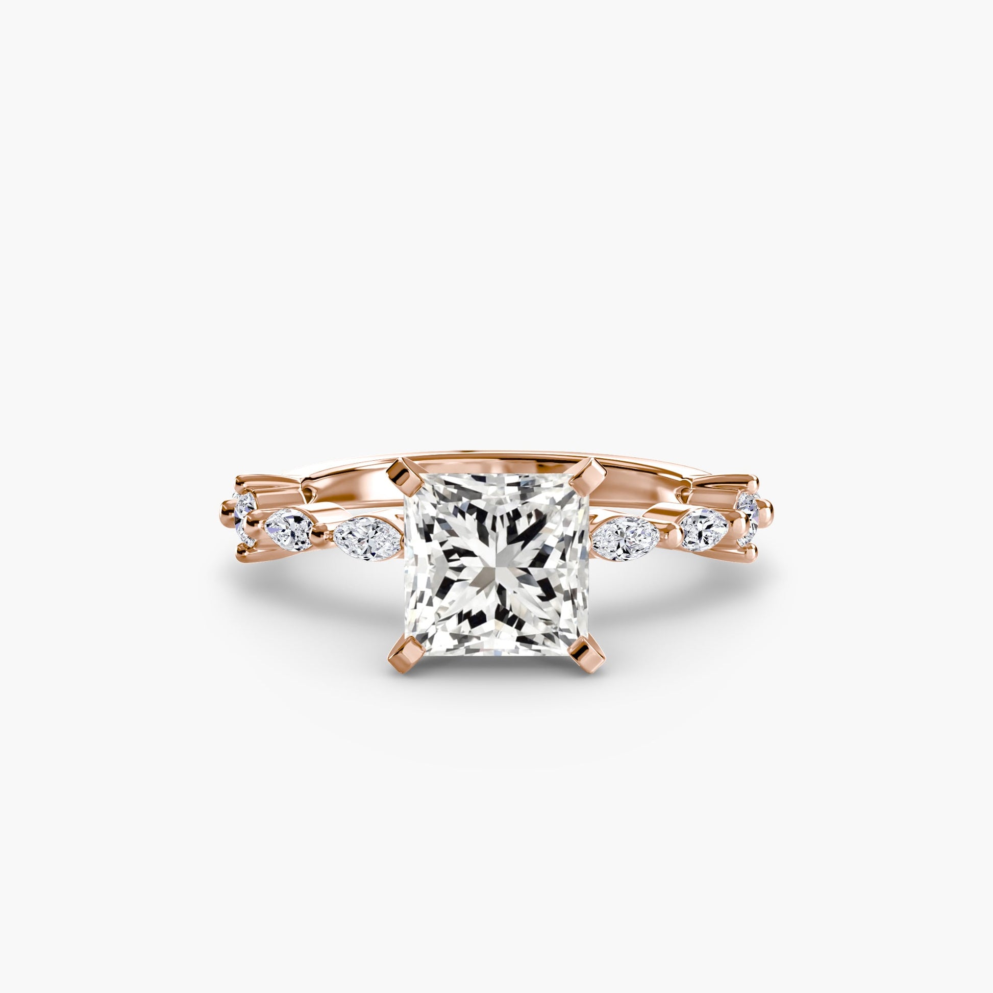 Solitaire with Eternity Pavé - AYKA JEWELS