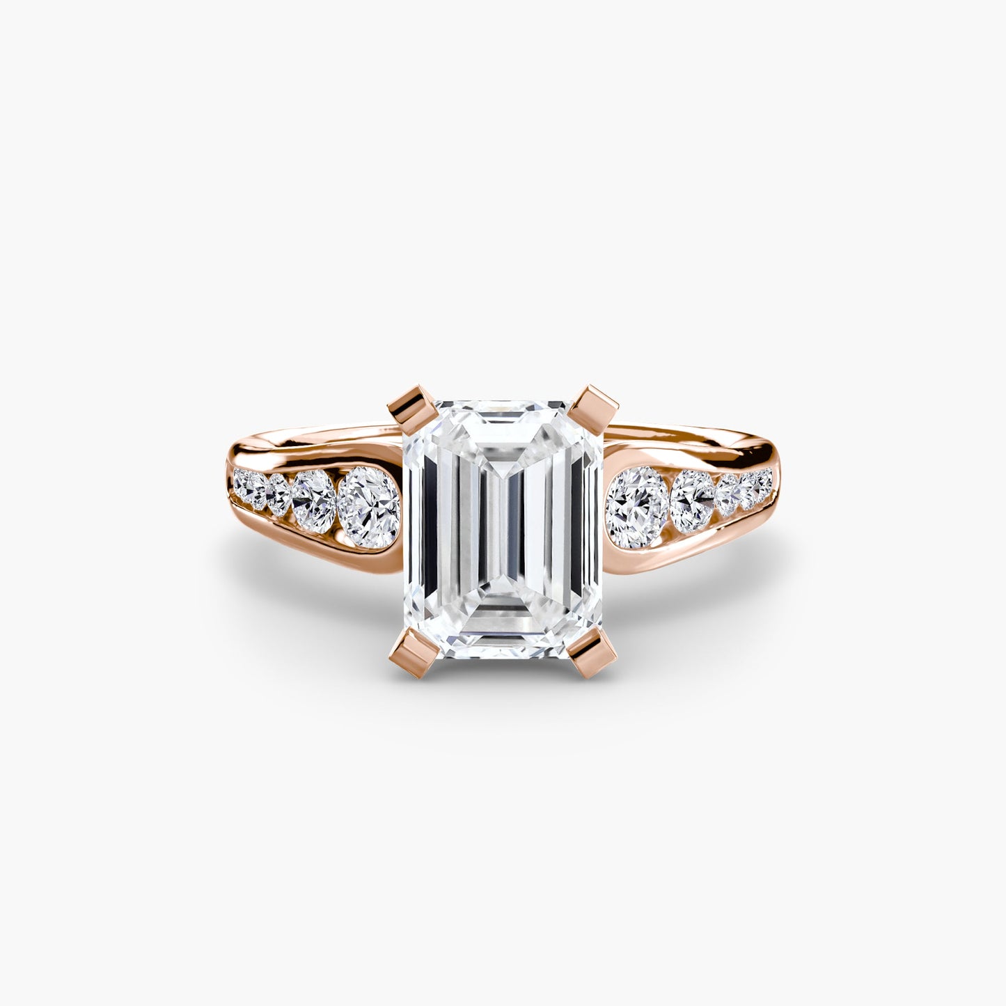 Solitaire with Pavé 2 - AYKA JEWELS