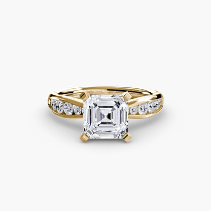 Solitaire with Pavé 3 - AYKA JEWELS