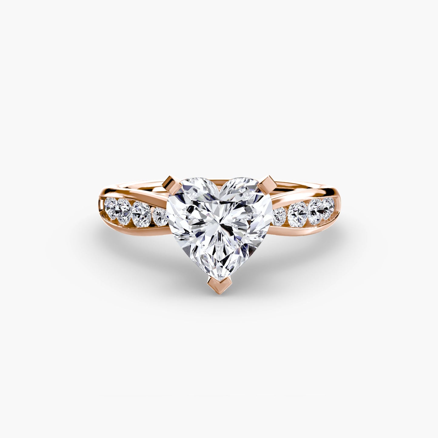 Solitaire with Pavé 3 - AYKA JEWELS