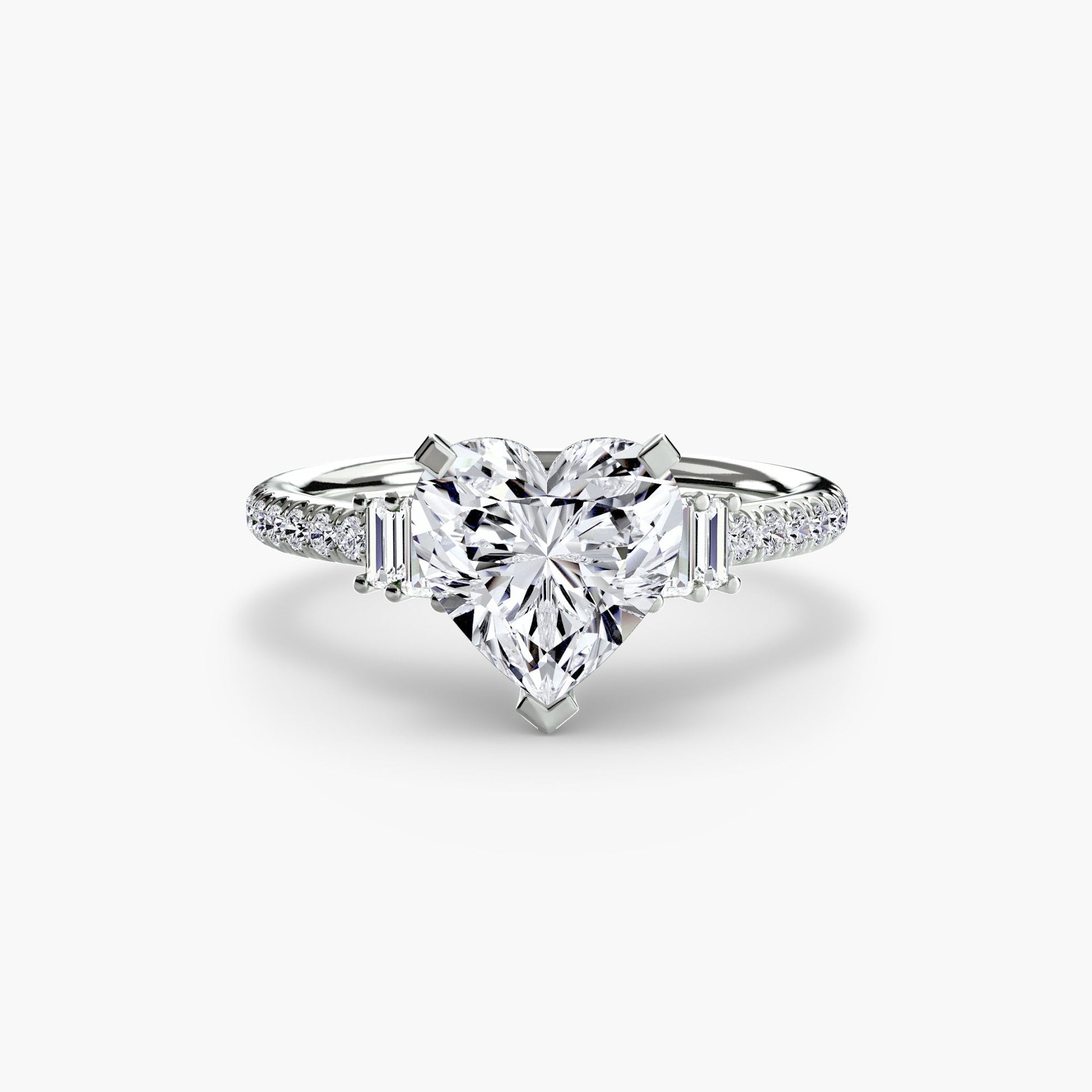 Solitaire with Pavé 4 - AYKA JEWELS
