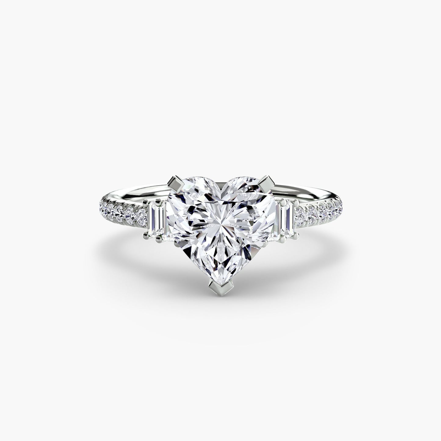 Solitaire with Pavé 4 - AYKA JEWELS