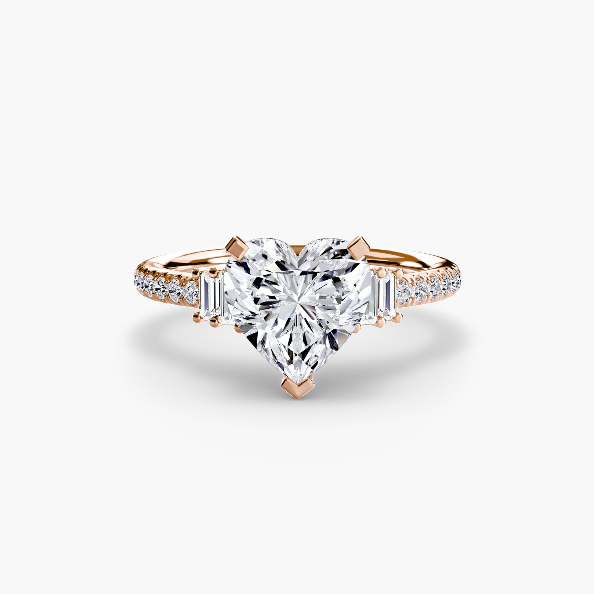 Solitaire with Pavé 4 - AYKA JEWELS