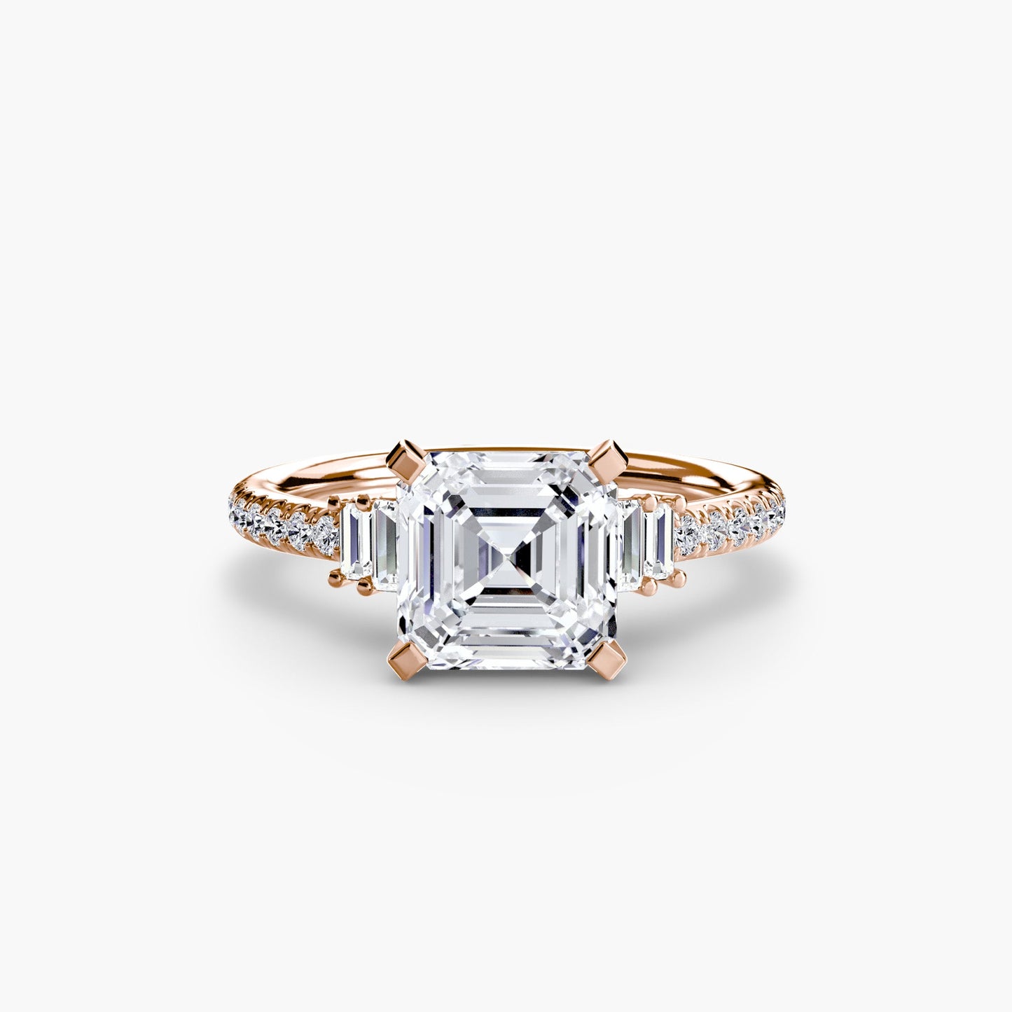 Solitaire with Pavé 4 - AYKA JEWELS