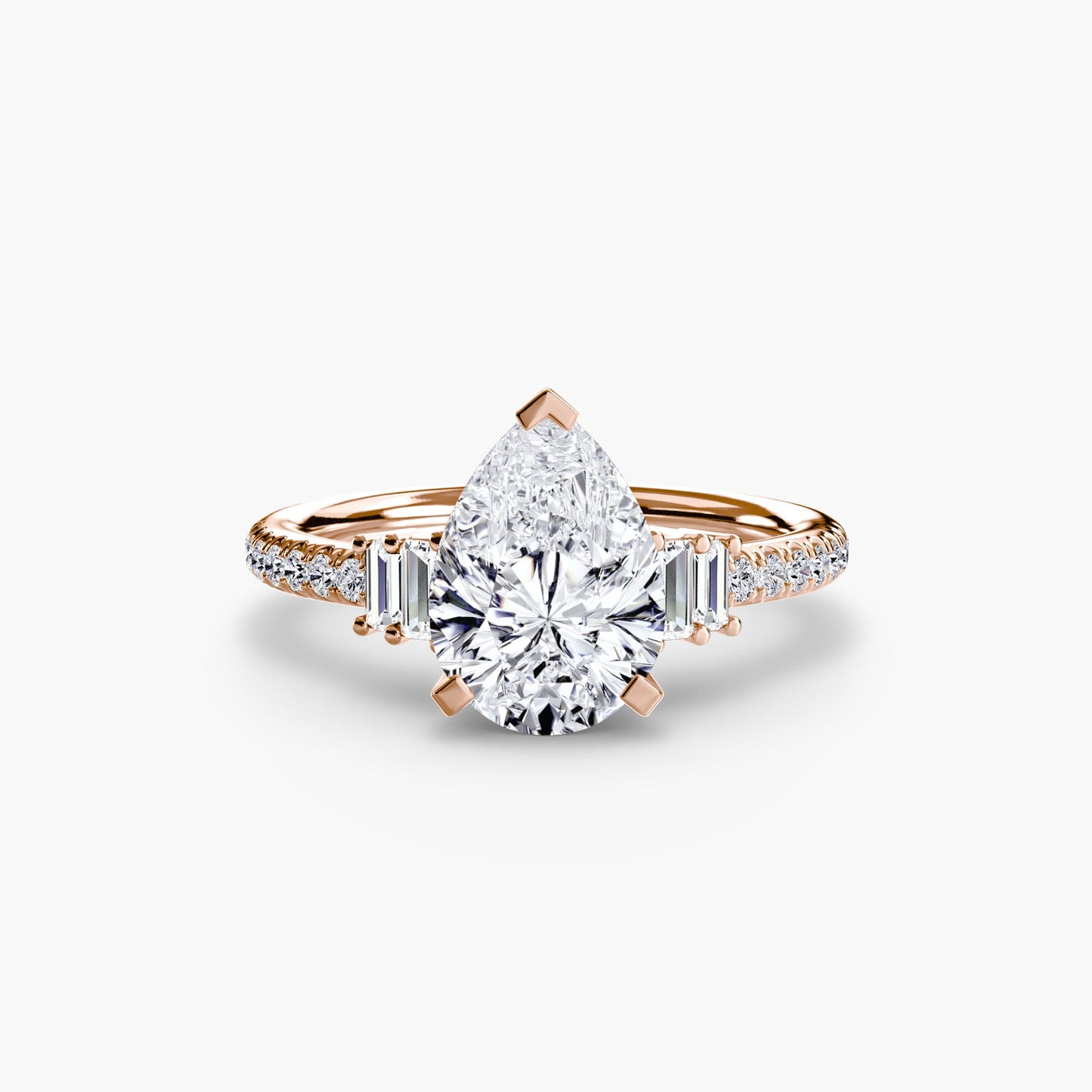 Solitaire with Pavé 4 - AYKA JEWELS