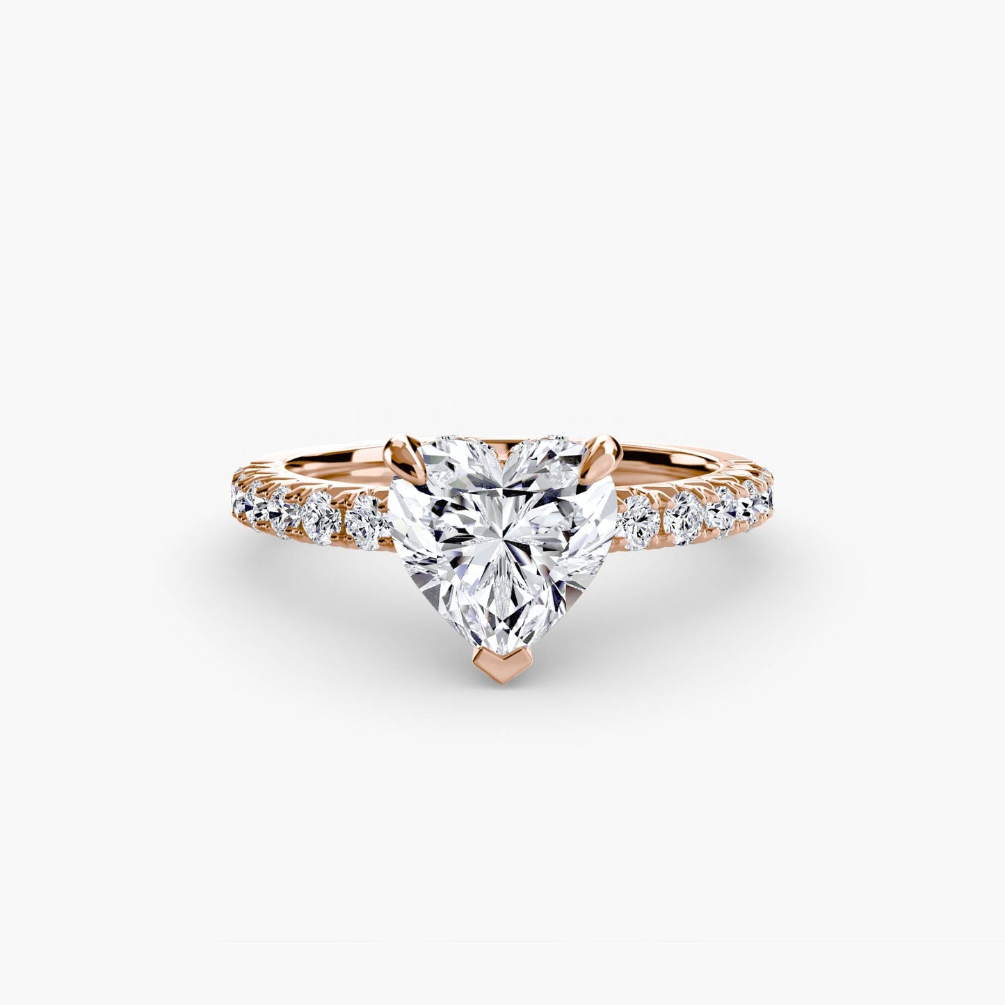 Solitaire with Pavé 6 - AYKA JEWELS