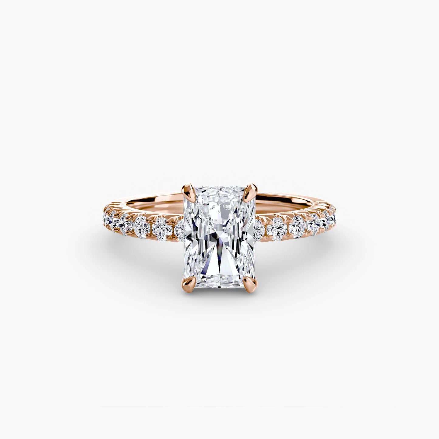 Solitaire with Pavé 6 - AYKA JEWELS