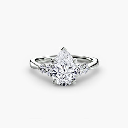 Solitaire with Shoulder Accents 2 - AYKA JEWELS