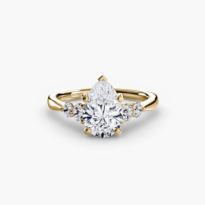 Solitaire with Shoulder Accents 2 - AYKA JEWELS