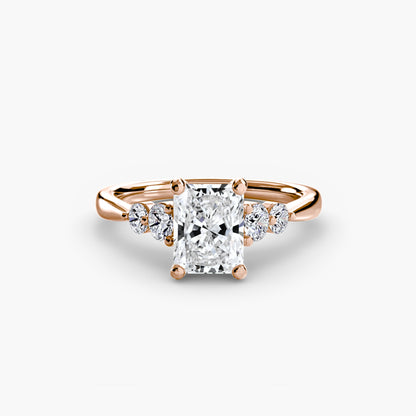 Solitaire with Shoulder Accents 2 - AYKA JEWELS