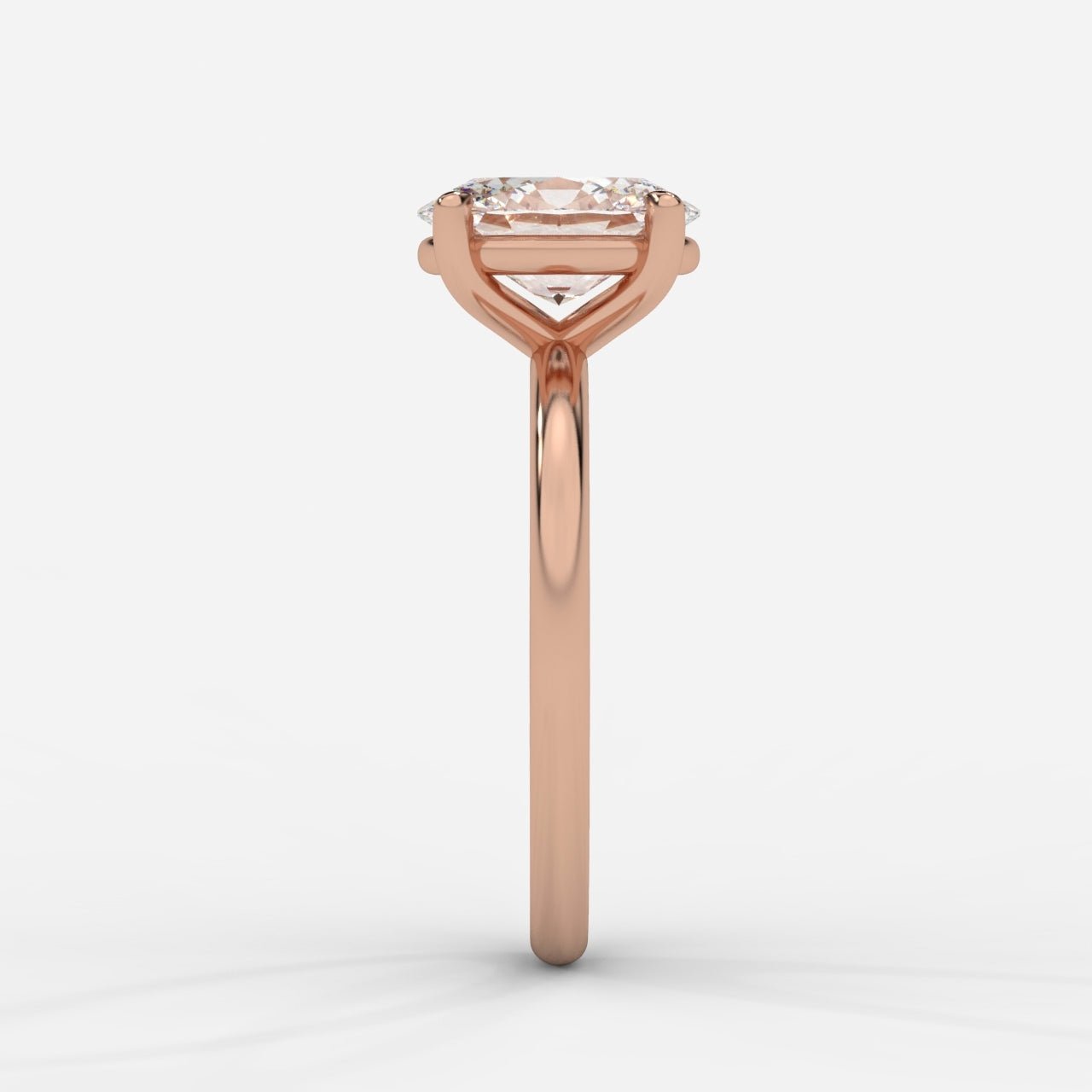 Talia Diamond Solitaire Ring - Oval - AYKA JEWELS