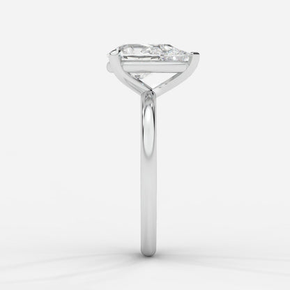 Talia Diamond Solitaire Ring - Pear - AYKA JEWELS