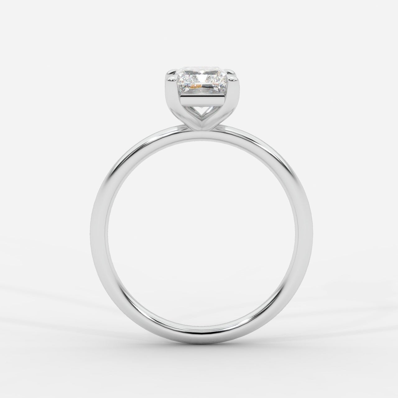 Talia Diamond Solitaire Ring - Radiant - AYKA JEWELS