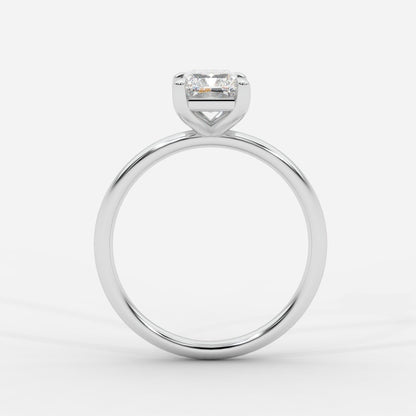 Talia Diamond Solitaire Ring - Radiant - AYKA JEWELS