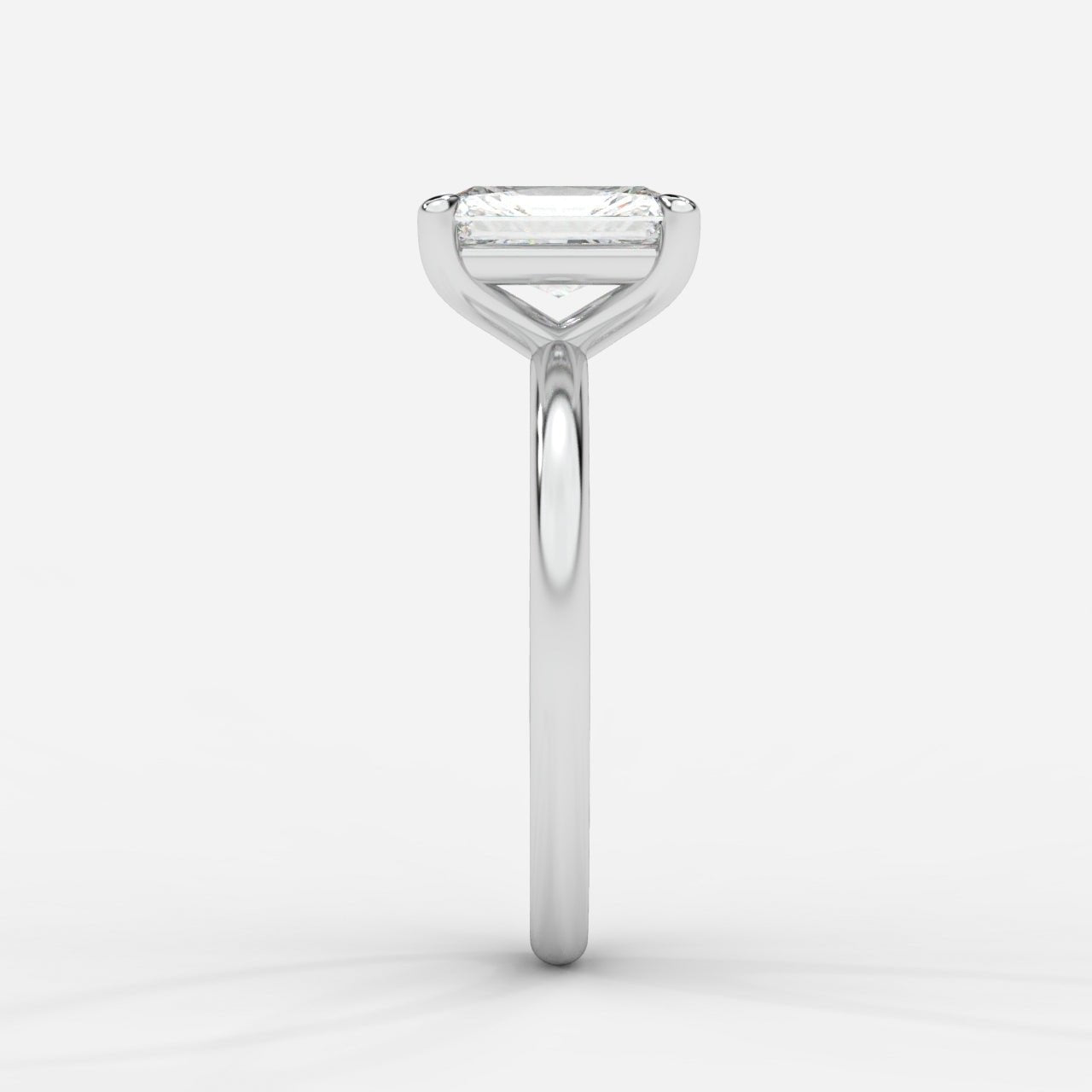 Talia Diamond Solitaire Ring - Radiant - AYKA JEWELS