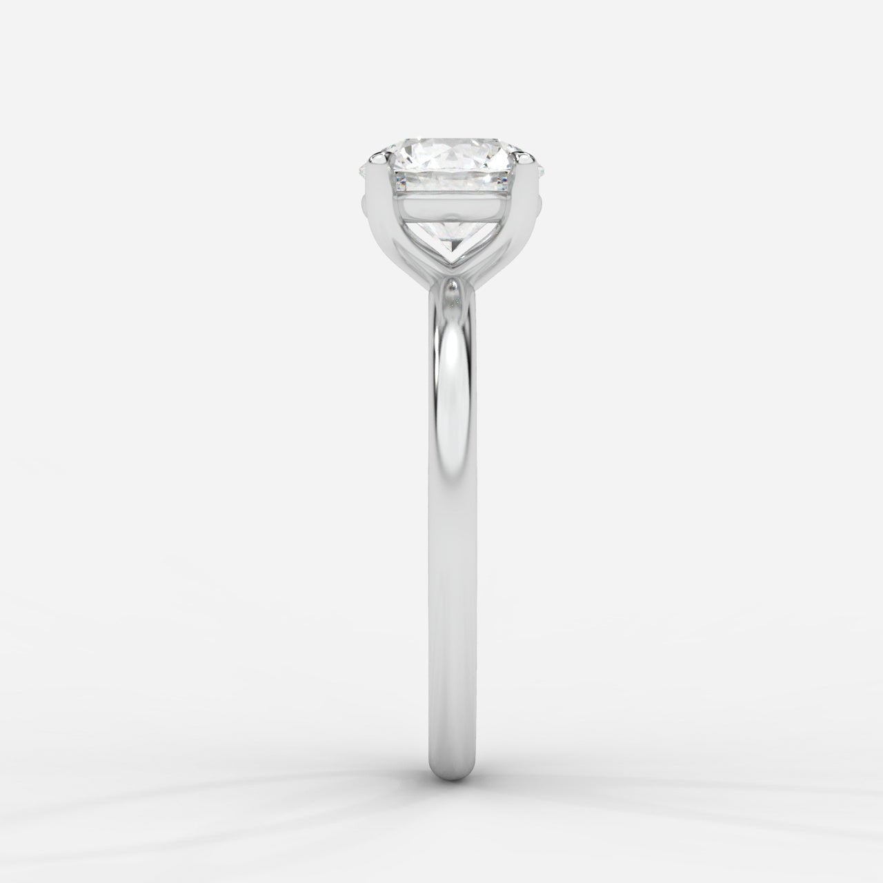 Talia Diamond Solitaire Ring - Round - AYKA JEWELS
