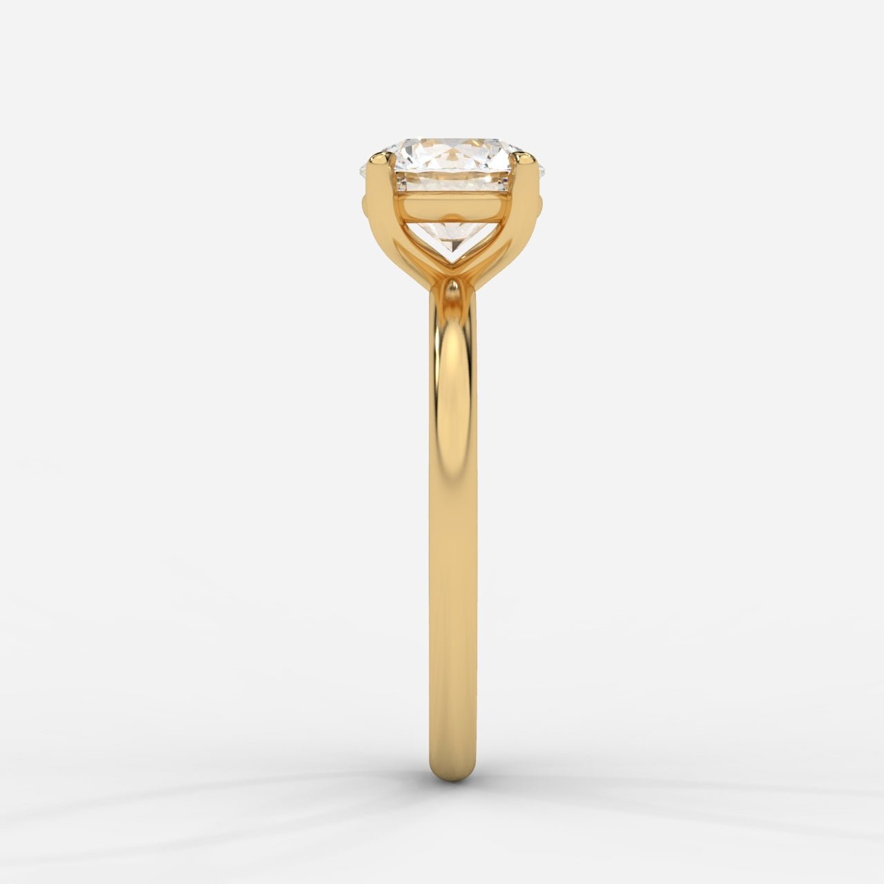 Talia Diamond Solitaire Ring - Round - AYKA JEWELS
