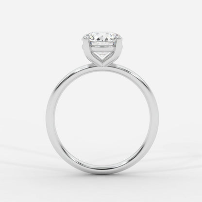 Talia Diamond Solitaire Ring - Round - AYKA JEWELS
