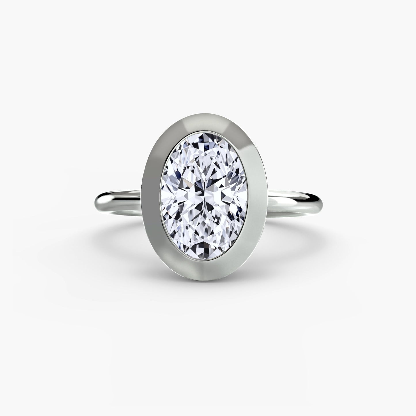 The Bezel Set Solitaire - AYKA JEWELS