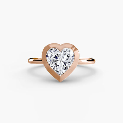 The Bezel Set Solitaire - AYKA JEWELS