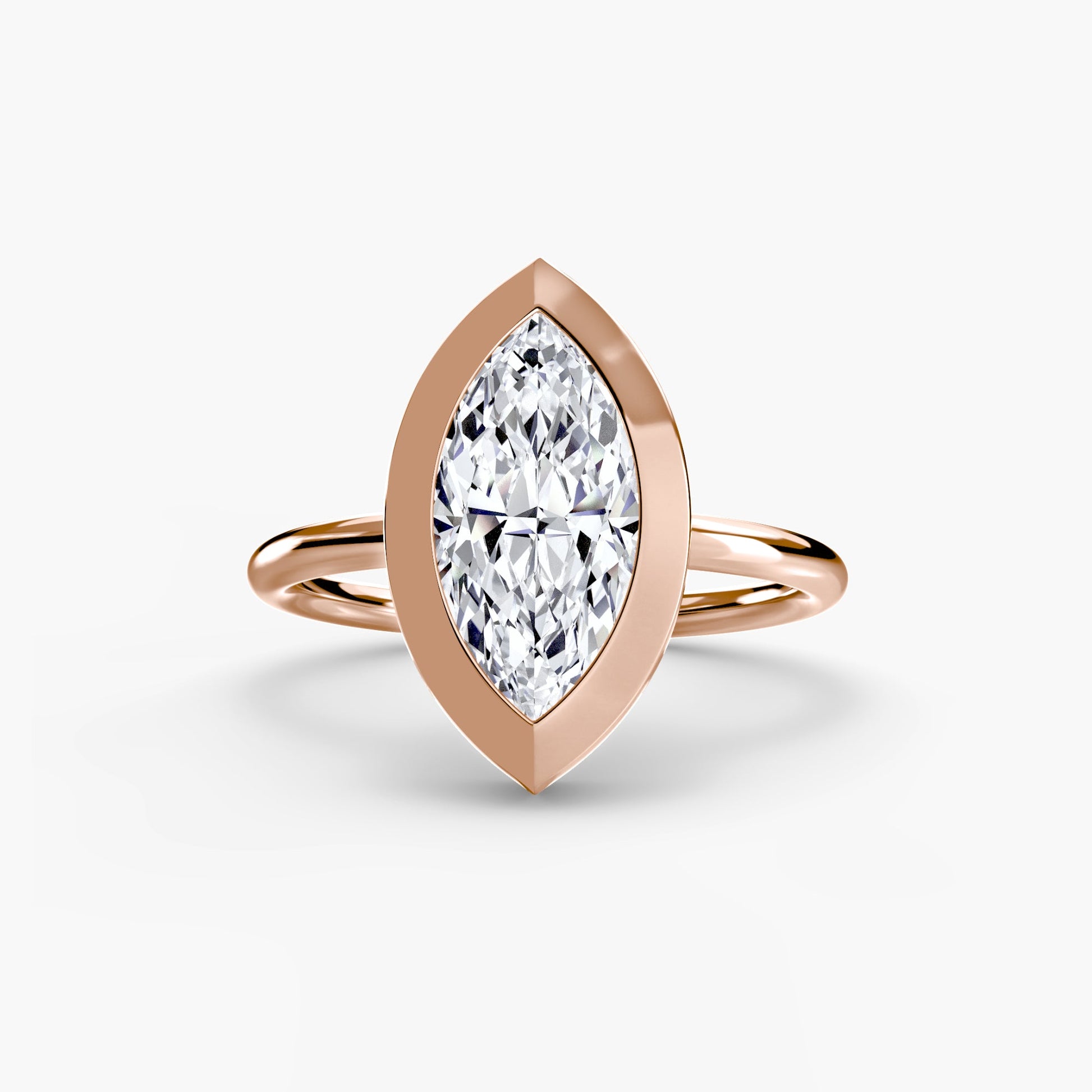 The Bezel Set Solitaire - AYKA JEWELS