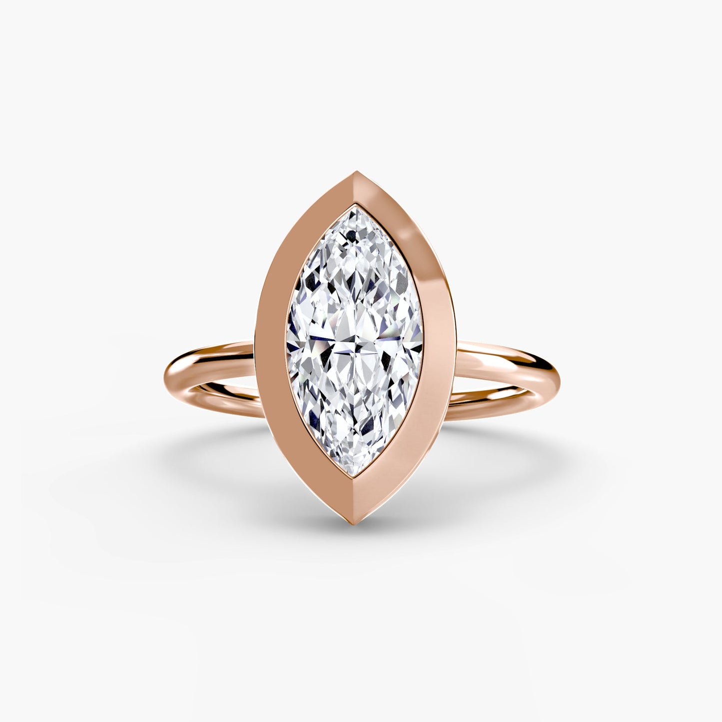 The Bezel Set Solitaire - AYKA JEWELS