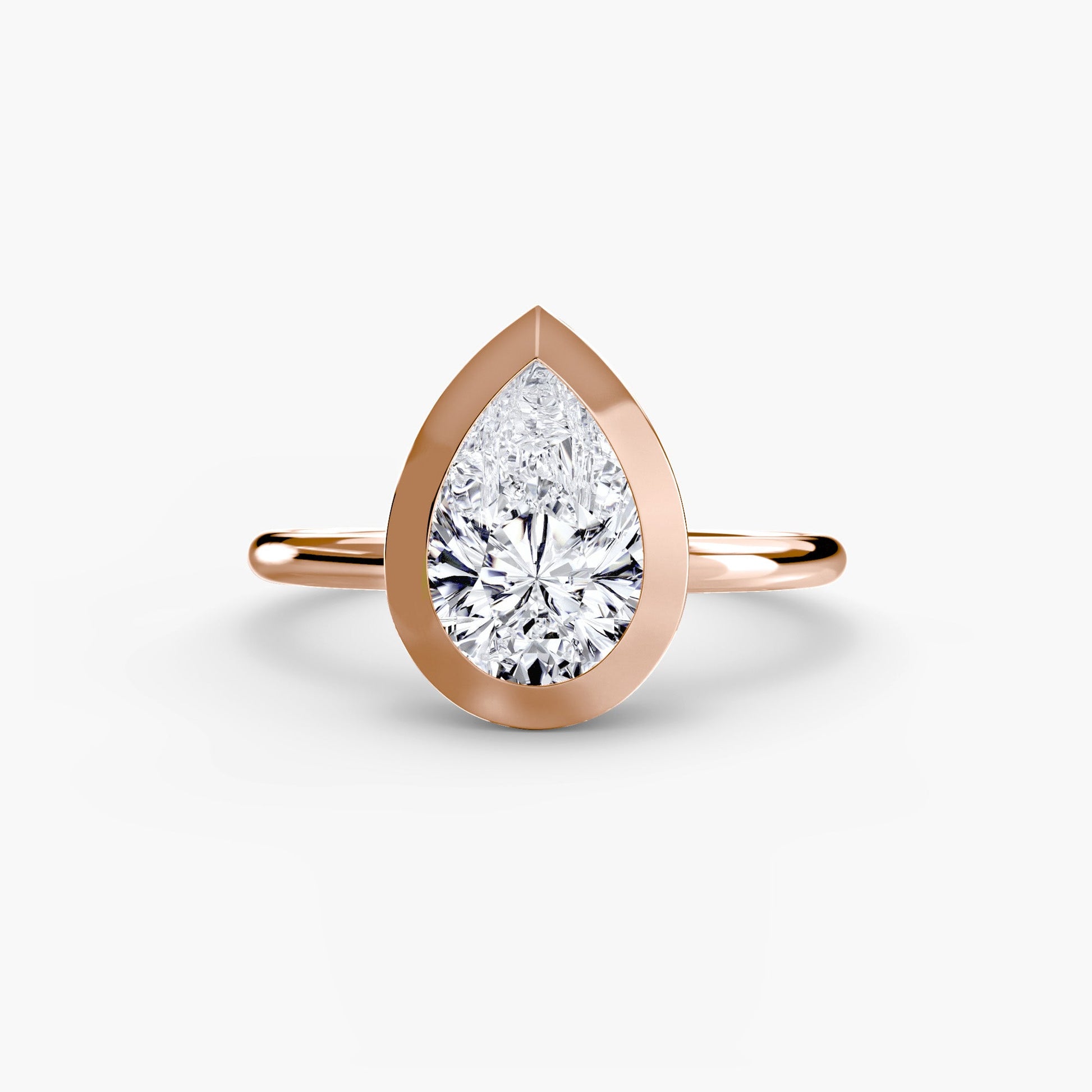 The Bezel Set Solitaire - AYKA JEWELS