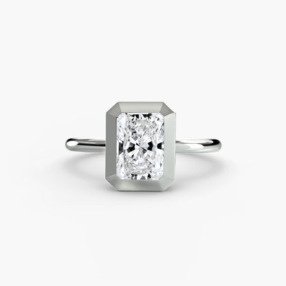 The Bezel Set Solitaire - AYKA JEWELS