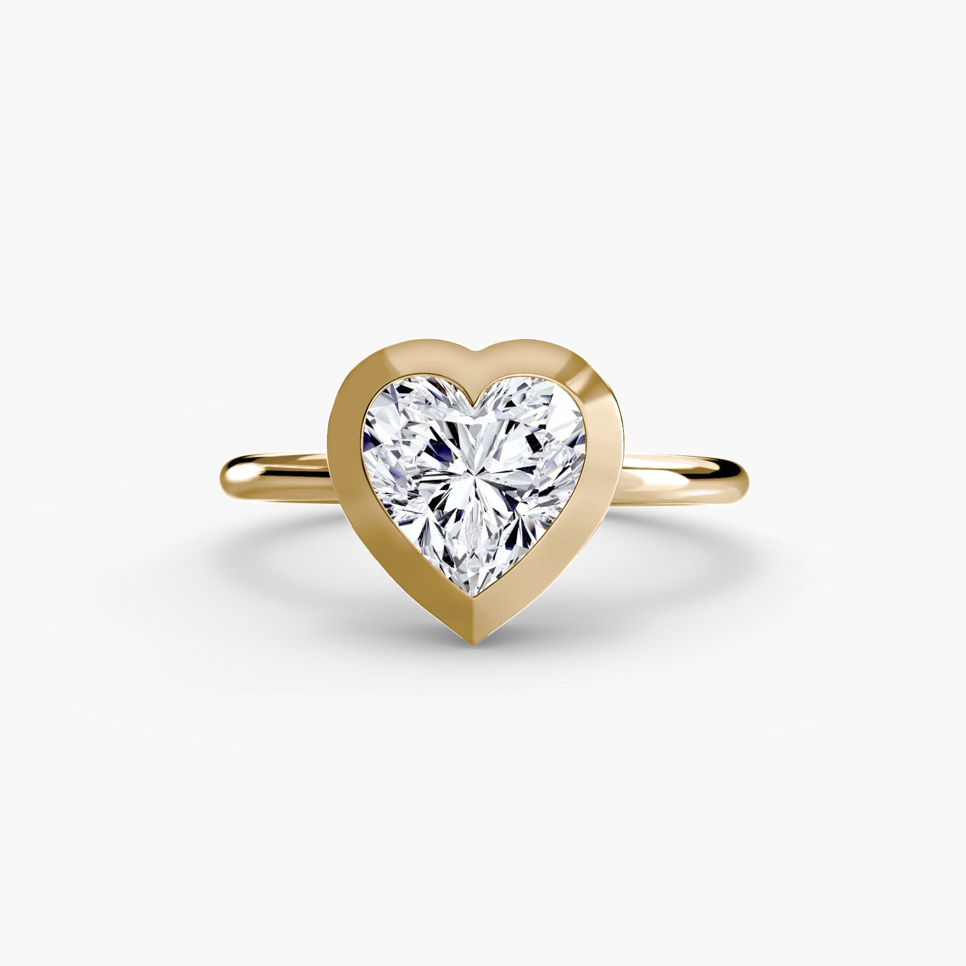 The Bezel Set Solitaire - AYKA JEWELS
