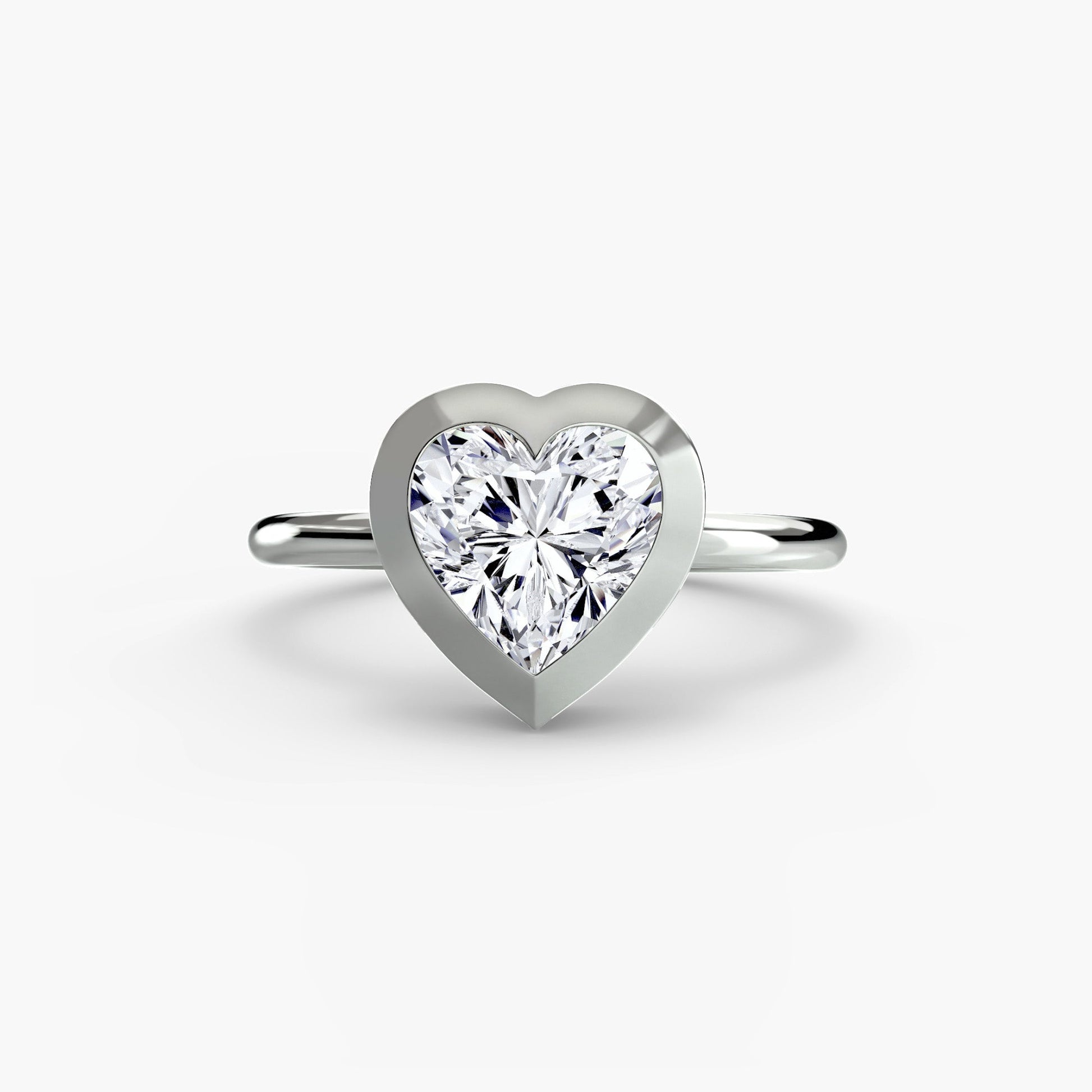 The Bezel Set Solitaire - AYKA JEWELS