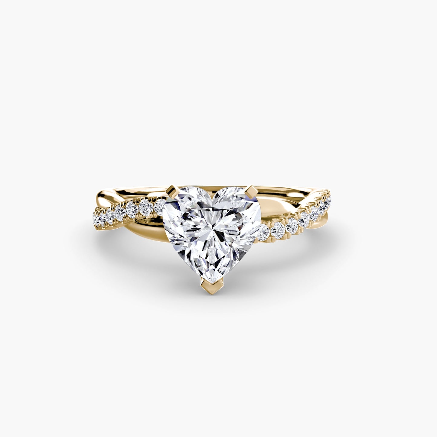 The Emerald Twist Pavé Ring - AYKA JEWELS