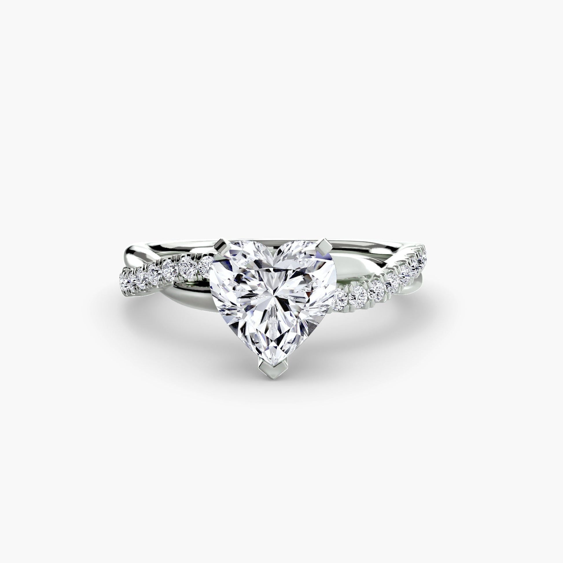 The Emerald Twist Pavé Ring - AYKA JEWELS