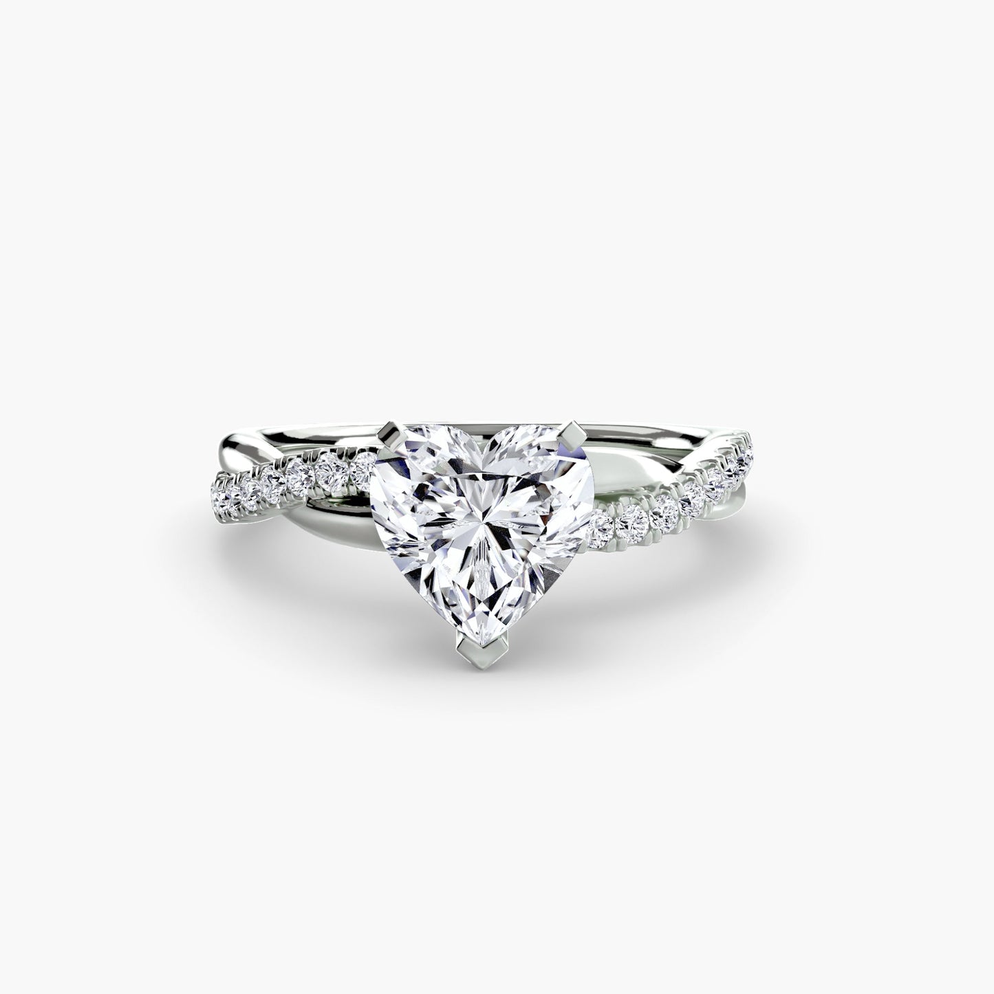 The Emerald Twist Pavé Ring - AYKA JEWELS