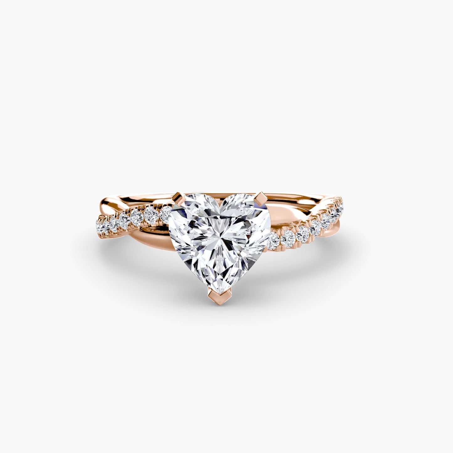 The Emerald Twist Pavé Ring - AYKA JEWELS