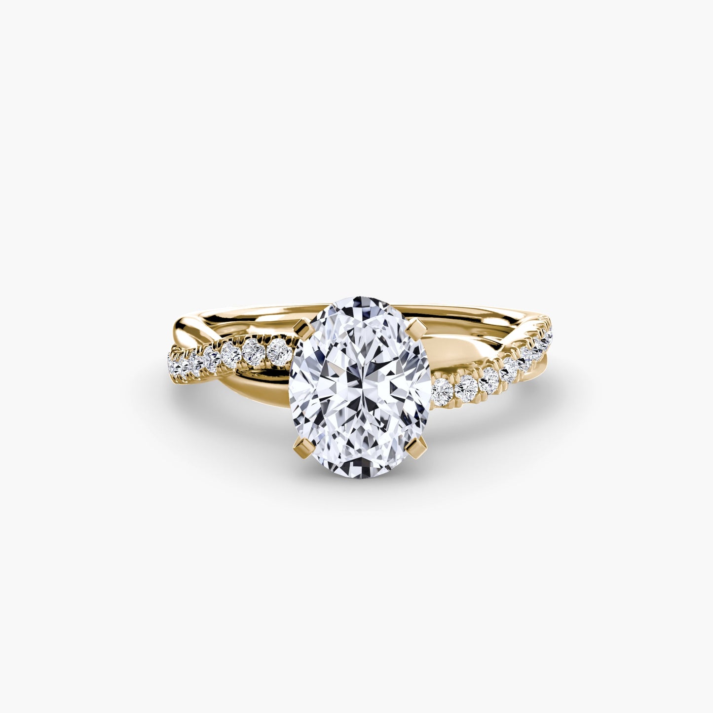 The Emerald Twist Pavé Ring - AYKA JEWELS
