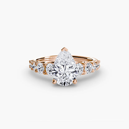 The Graduated Accent Ring - AYKA JEWELS
