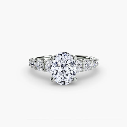 The Graduated Accent Ring - AYKA JEWELS