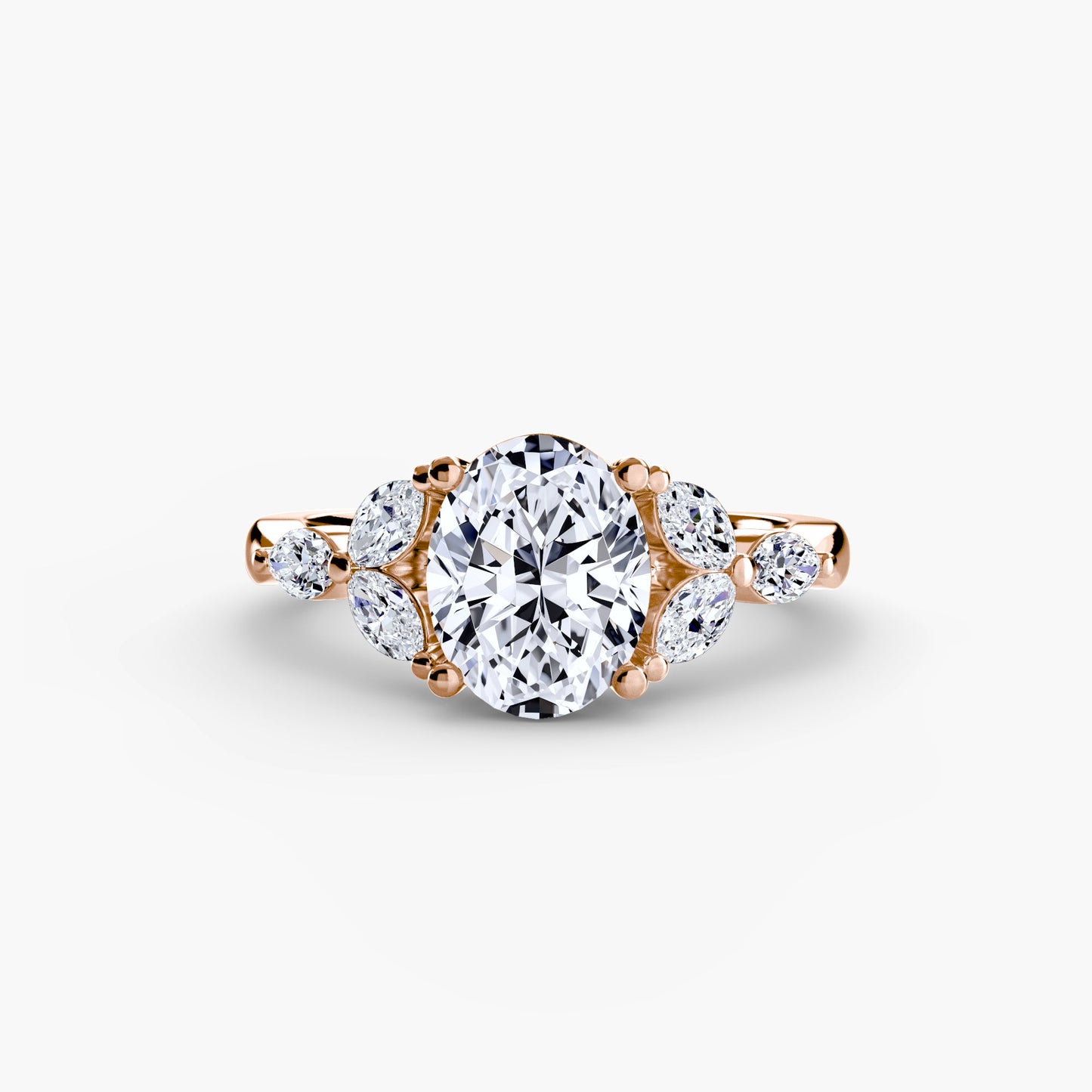 The Shoulder Cluster Ring - AYKA JEWELS