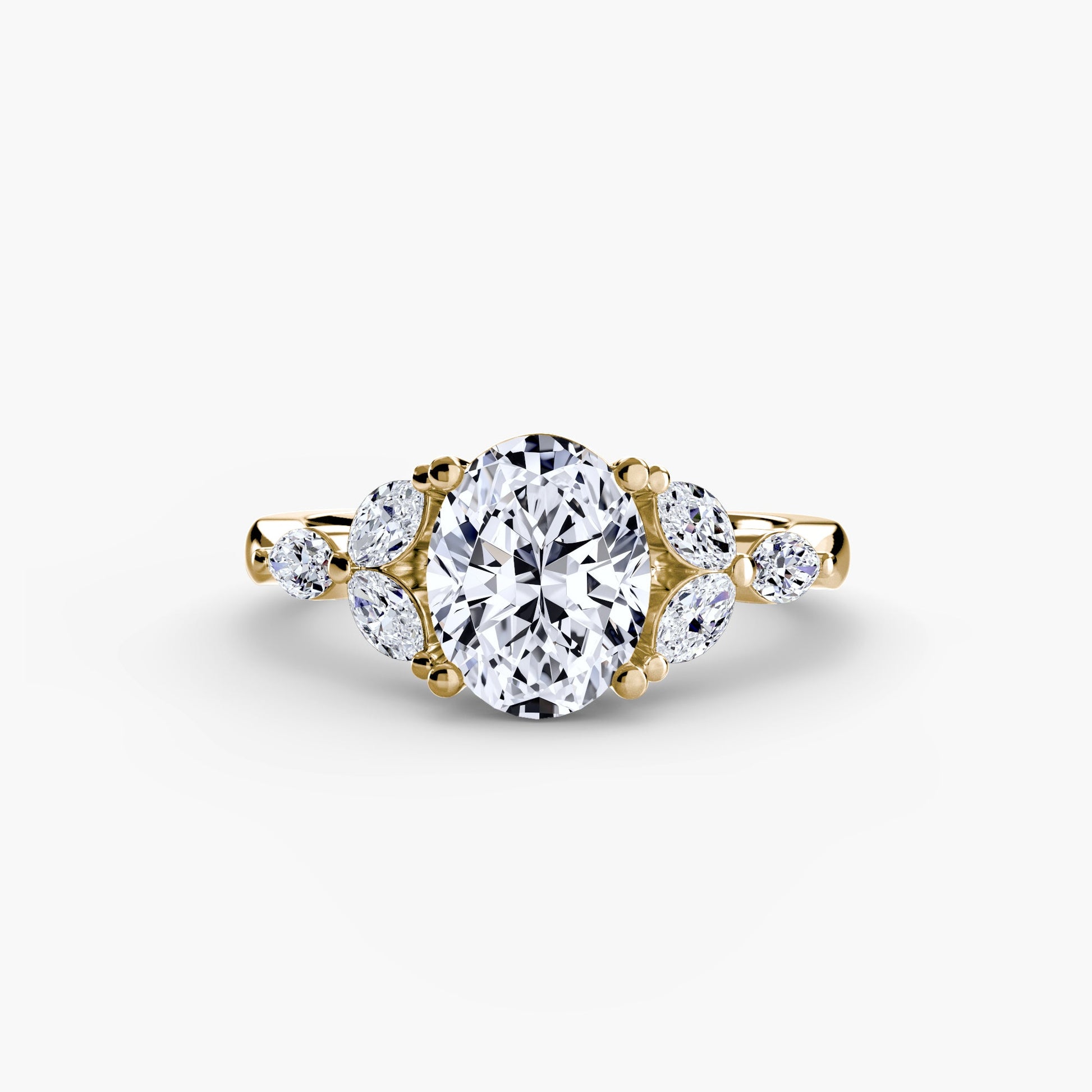 The Shoulder Cluster Ring - AYKA JEWELS