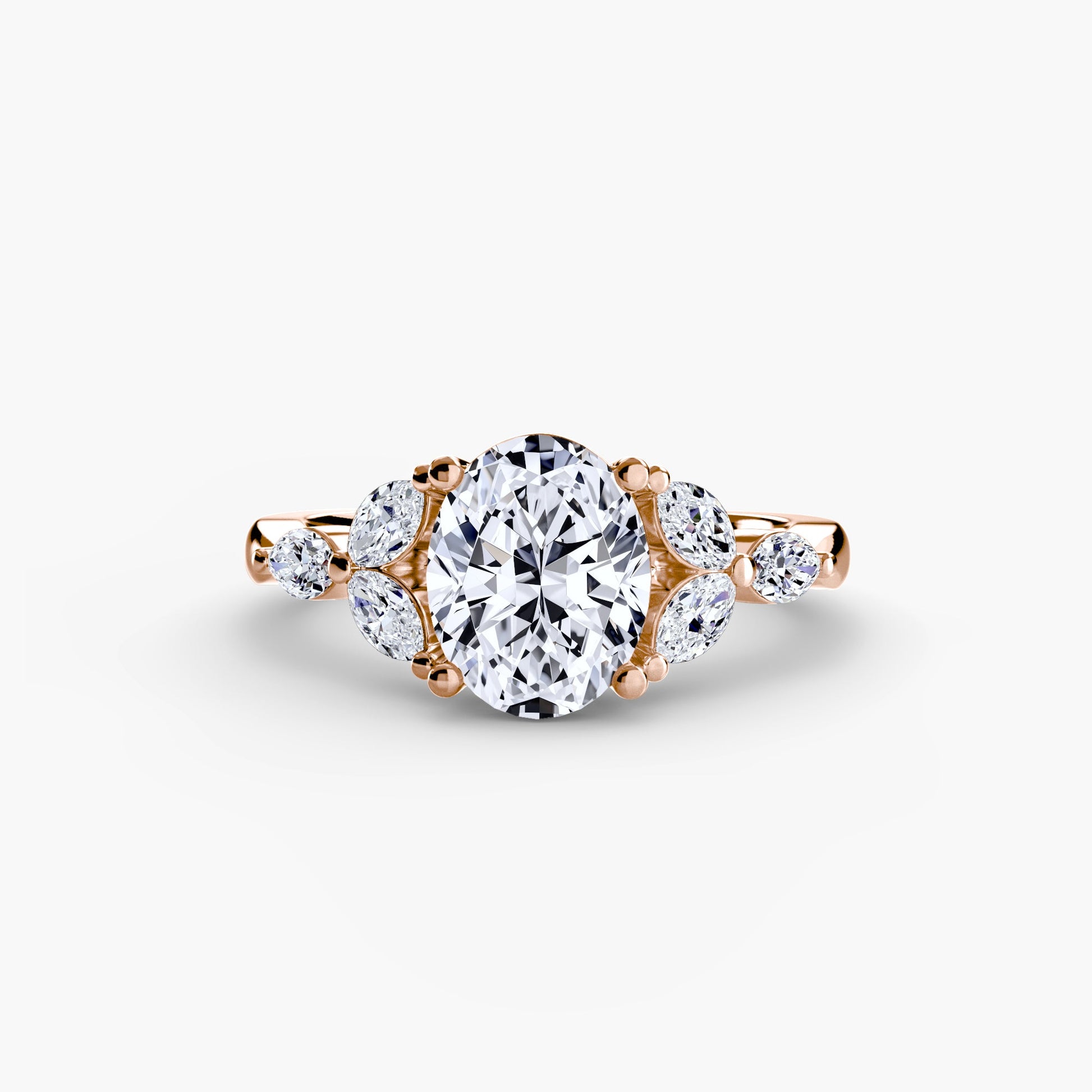 The Shoulder Cluster Ring - AYKA JEWELS