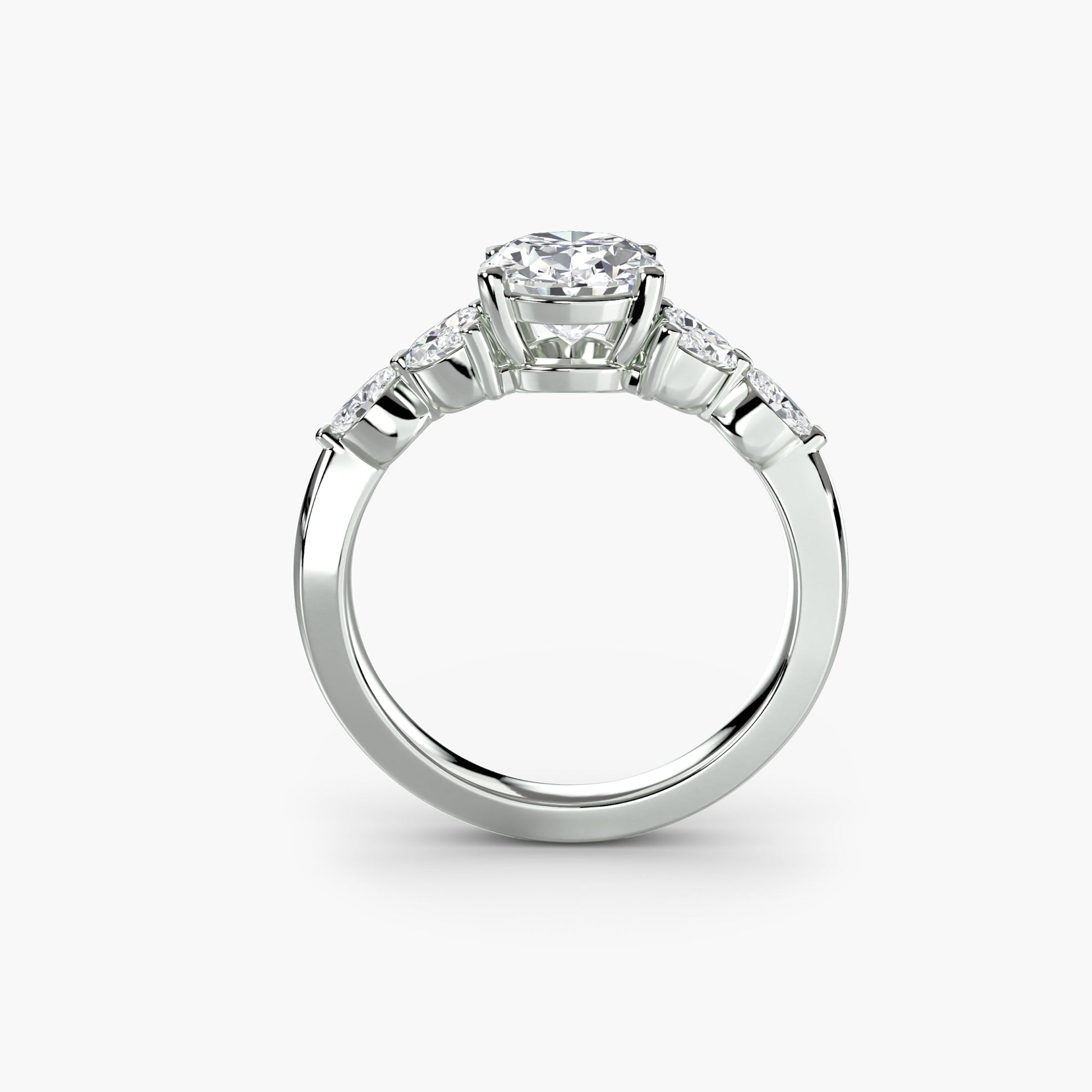 The Shoulder Cluster Ring - AYKA JEWELS