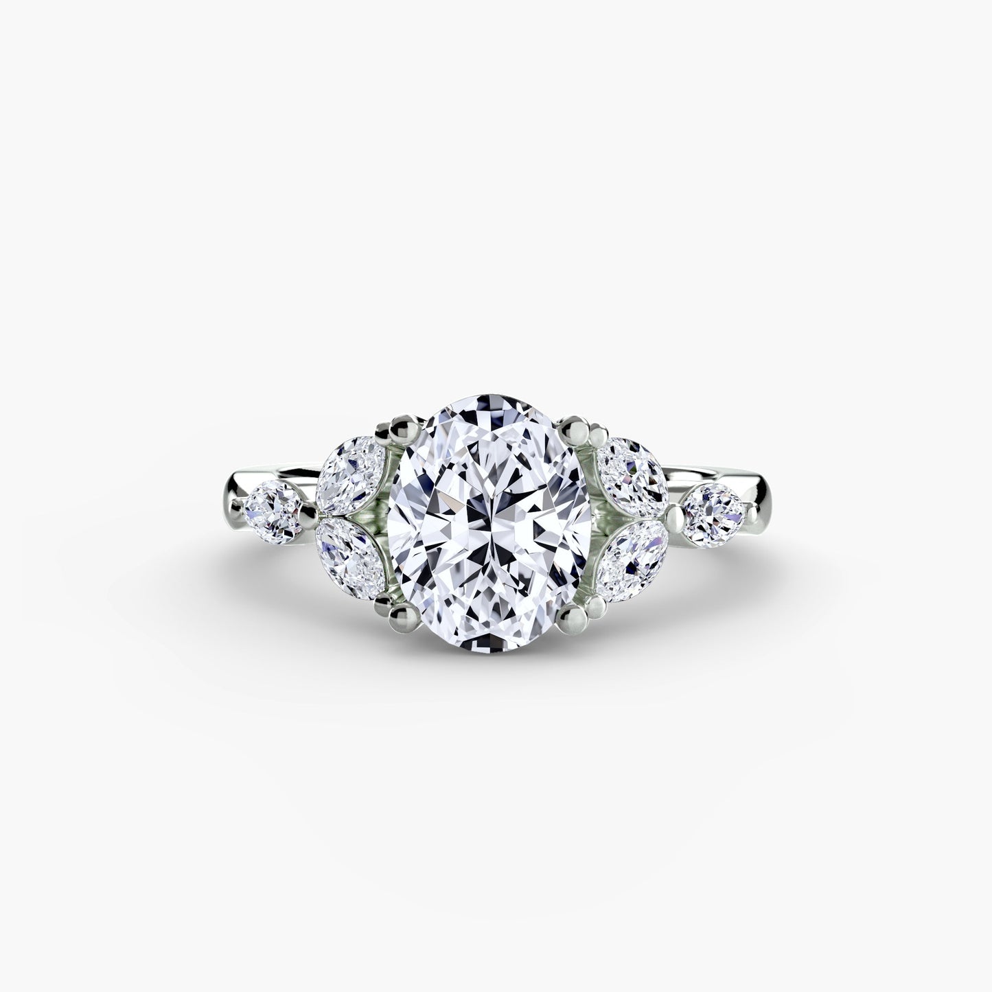 The Shoulder Cluster Ring - AYKA JEWELS