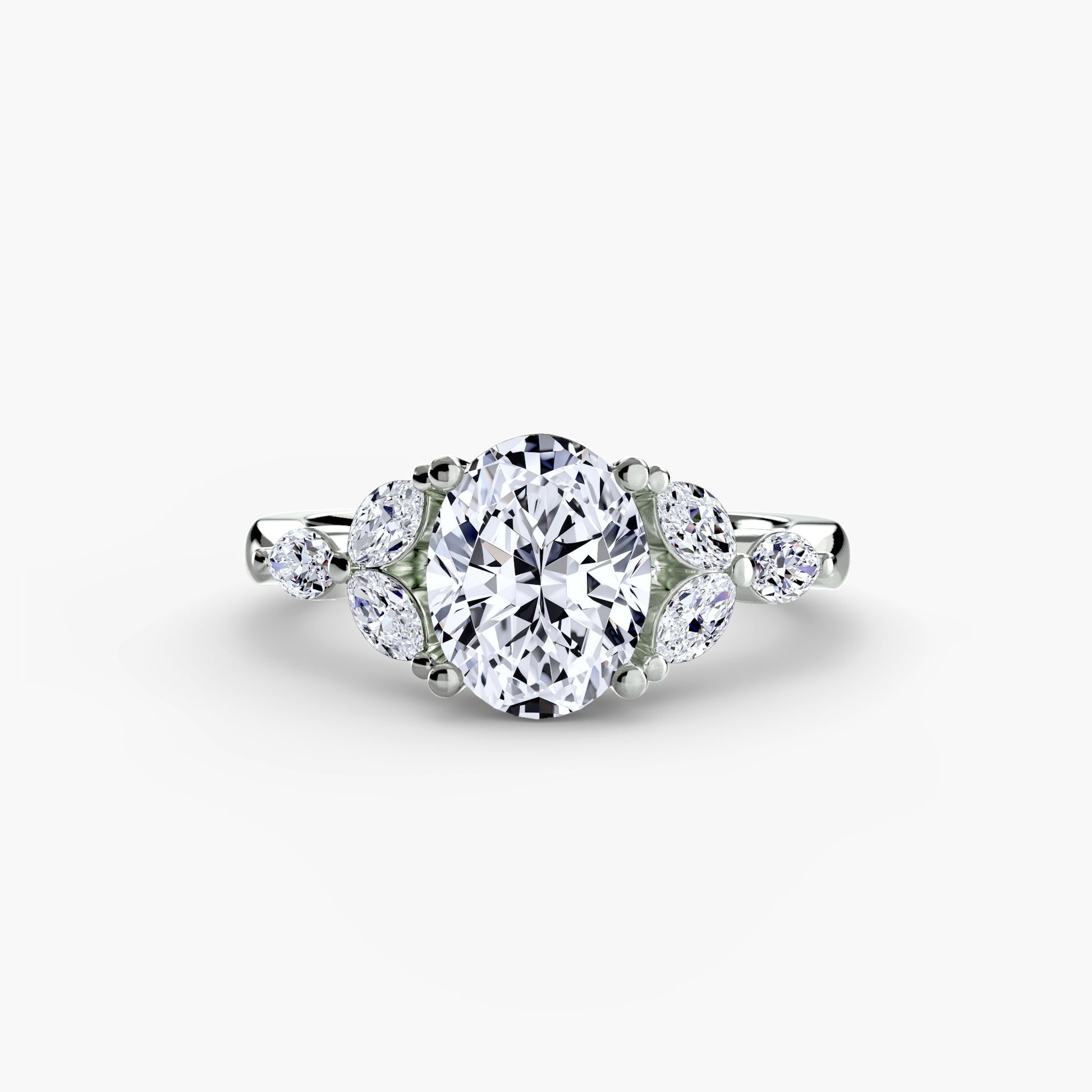 The Shoulder Cluster Ring - AYKA JEWELS