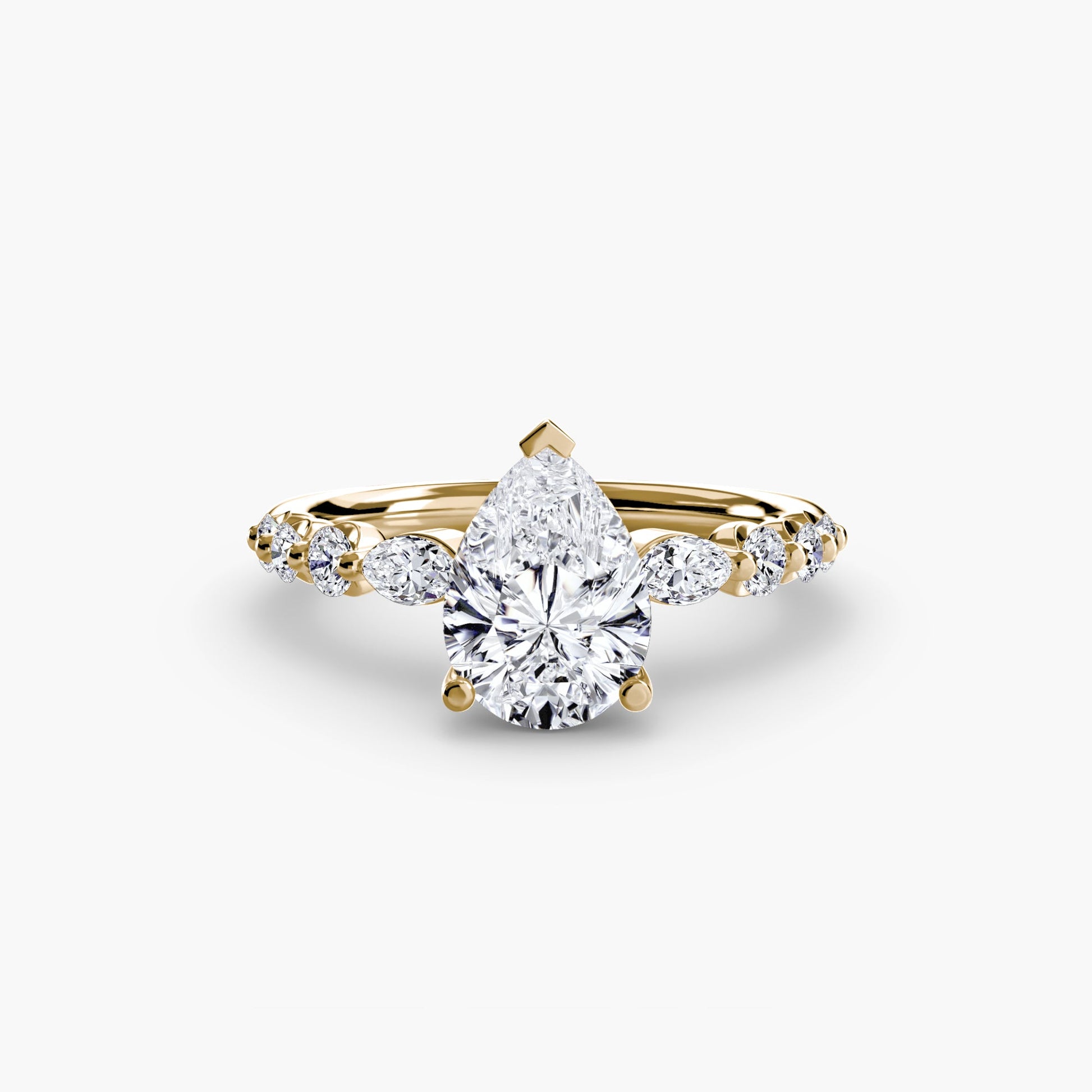 The Tiered Accent Ring - AYKA JEWELS