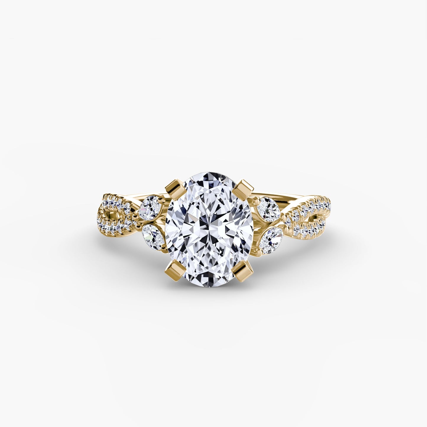 The Twist Pavé Ring - AYKA JEWELS