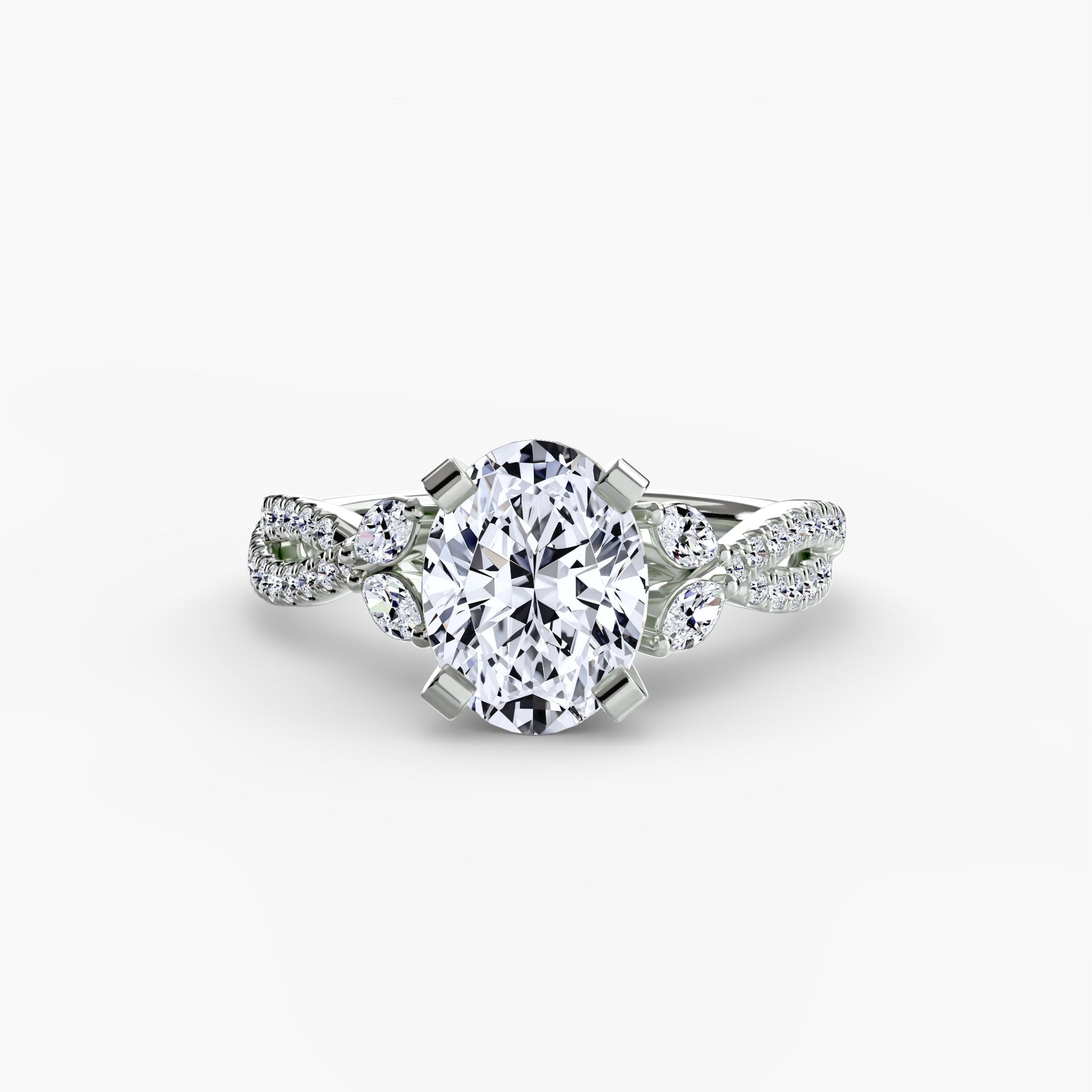 The Twist Pavé Ring - AYKA JEWELS