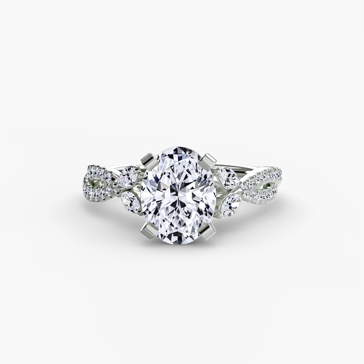 The Twist Pavé Ring - AYKA JEWELS