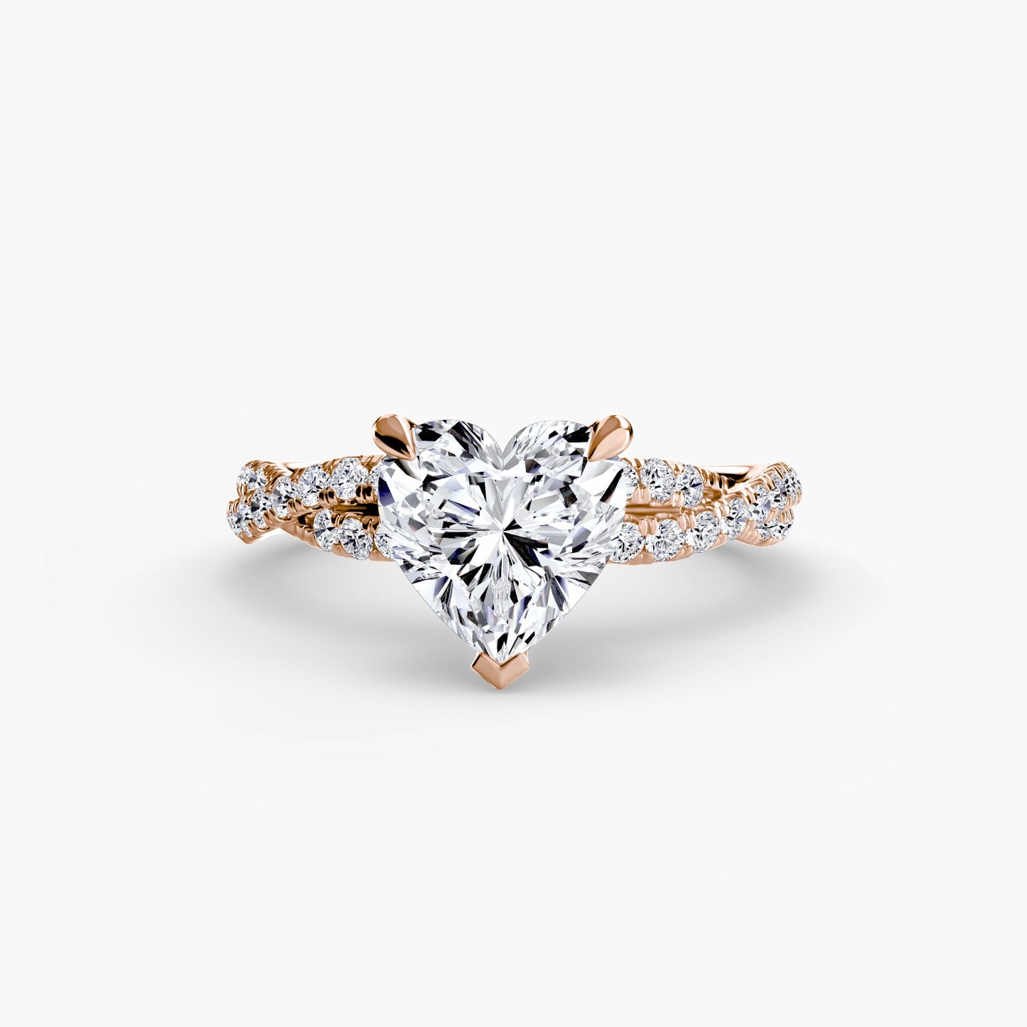 The Twisted Pavé Solitaire - AYKA JEWELS